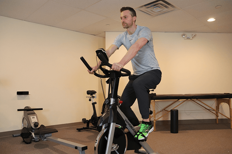 Is it better to ride an exercise bike upside down?