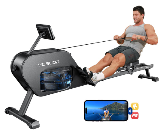 YOSUDA Water-Magnetic Resistance Rowing Machine