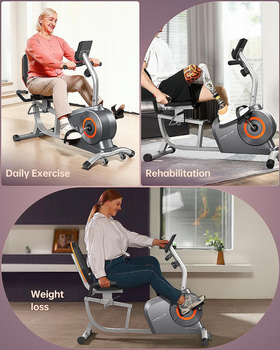 YOSUDA RCPRO Recumbent Exercise Bike Yosuda Bikes