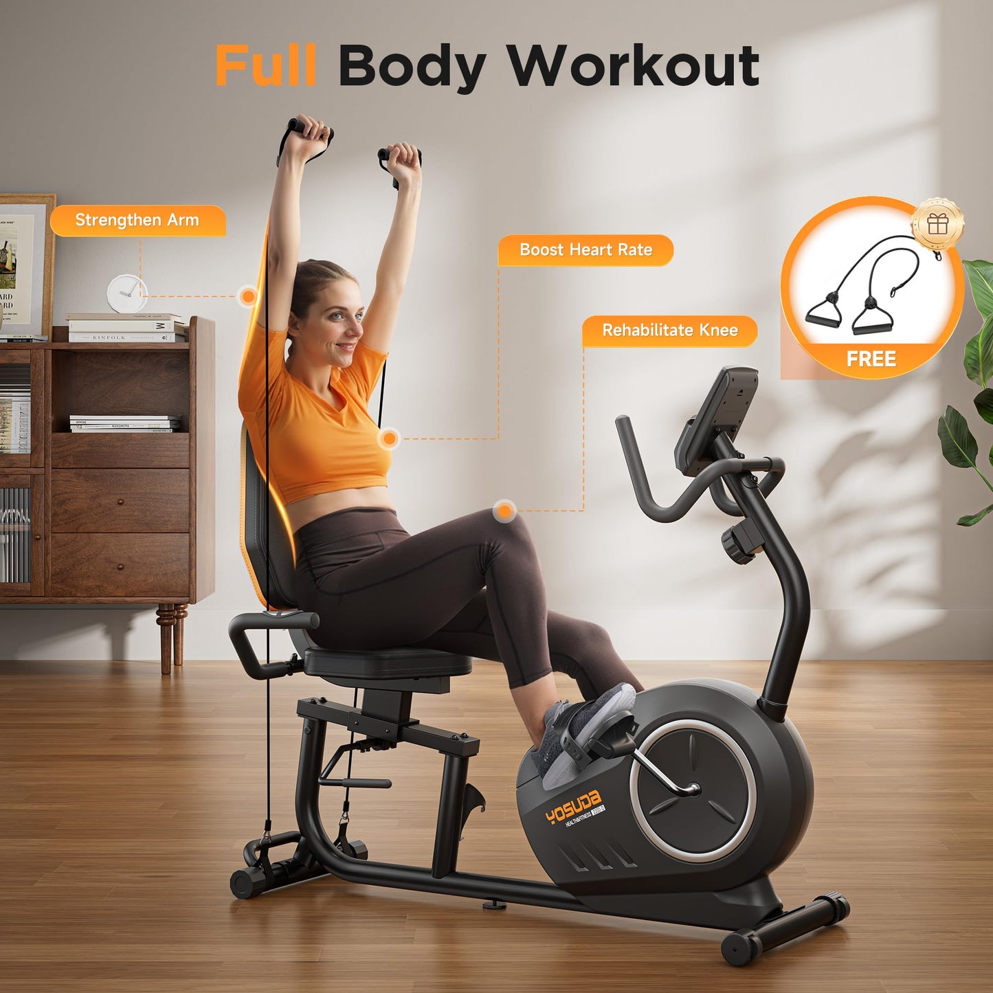 YOSUDA RC-MAX Recumbent Exercise Bike